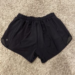 Lululemon Hotty Hot shorts. Low waisted. 4” inseam.